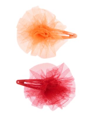 Tulle Corsage Snap Clip