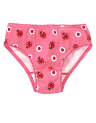 Ladybug Flower Underwear