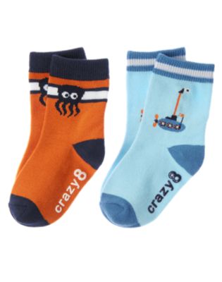 Octopus Submarine Sock 2-Pack