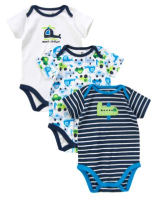 Tiny Traveler Bodysuit 3-Pack