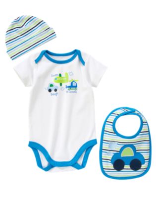 Tiny Traveler Bodysuit 3-Piece Set