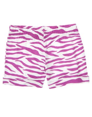 Zebra Stripe Knit Short