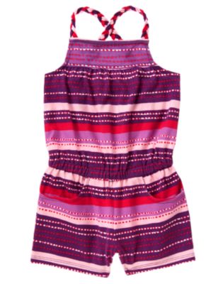 Stripe Knit Romper
