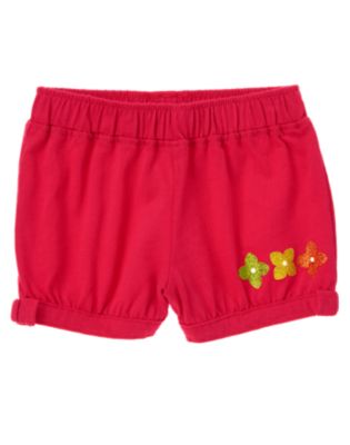 Flower Knit Short