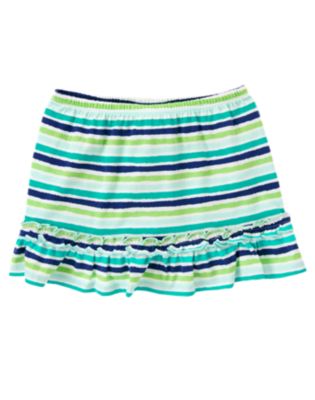 Stripe Knit Skort