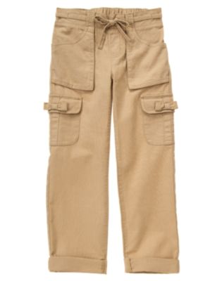 Bow Linen Blend Cargo Pant