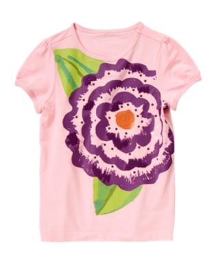Sequin Flower Tee