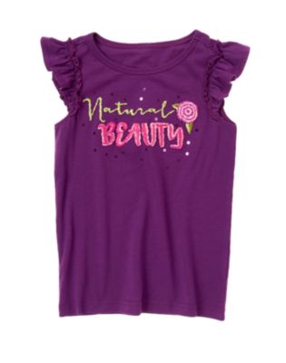 Natural Beauty Flutter Top