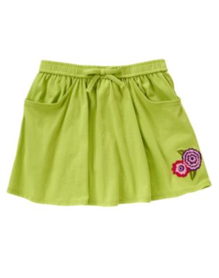 Flower Knit Skort