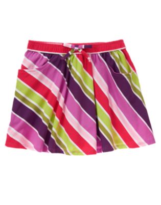 Stripe Knit Skort
