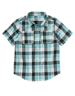 Double Pocket Plaid Shirt