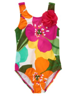Tropical Flower Swimsuit