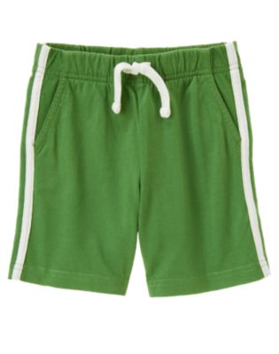Athletic Stripe Knit Short
