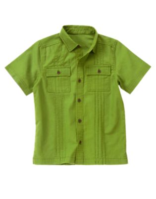Pintucked Linen Blend Shirt
