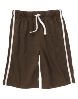 Athletic Stripe Knit Short
