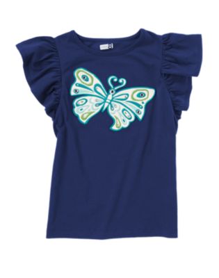 Gem Butterfly Flutter Top