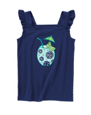 Gem Coconut Ruffle Tank