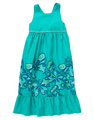 Butterfly Embroidered Dress