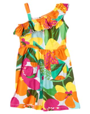 Tropical Flower Dress