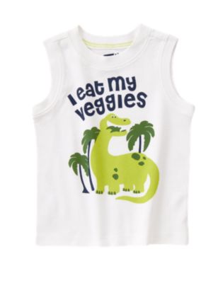 I Eat My Veggies Dino Tank