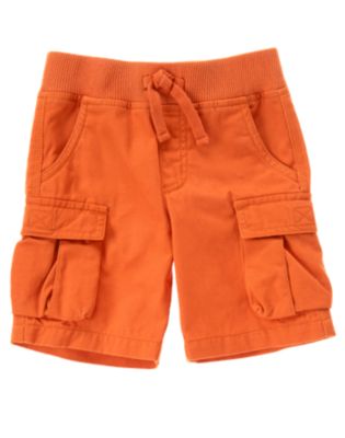 Ribbed Waist Cargo Short