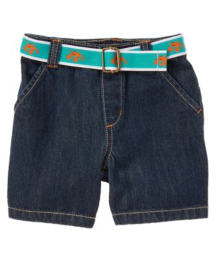 Lobster Belted Denim Short