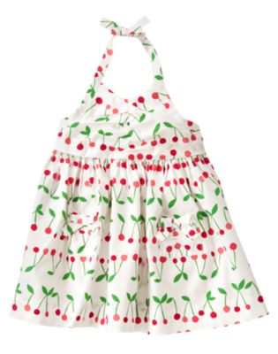 Cherry Halter Dress