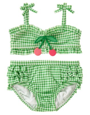 Cherry Gingham Bikini