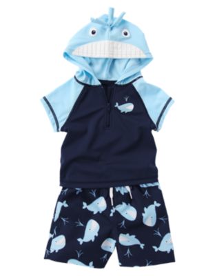 Whale Rash Guard Set