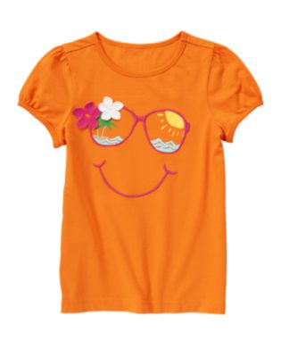 Flower Sunglasses Tee