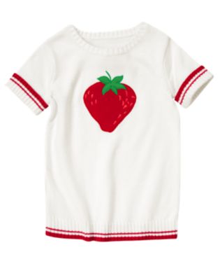 Strawberry Sweater Top