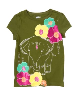 Elephant Flower Tee