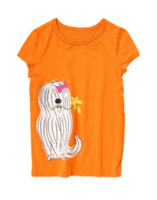 Flower Puppy Tee