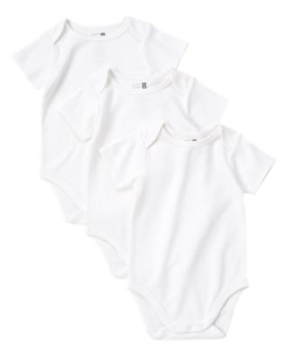 Short Sleeve Bodysuit 3-Pack