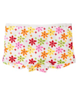 Flower Hipster Underwear
