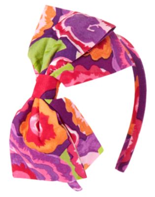 Floral Bow Headband