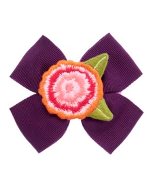 Flower Bow Barrette