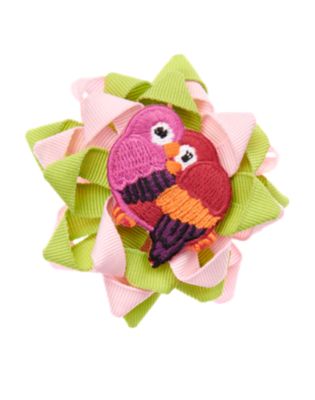 Parrot Ribbon Barrette