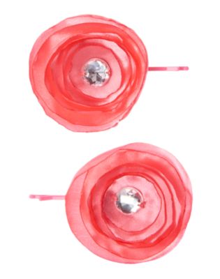 Gem Flower Bobby Pin 2-Pack