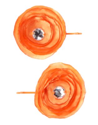Gem Flower Bobby Pin 2-Pack