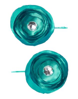 Gem Flower Bobby Pin 2-Pack