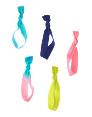 Neon Hair Bands 5-Pack