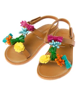 Tassel T-Strap Sandal