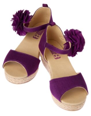 Rosette Wedge Espadrille