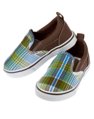 Plaid Slip-On Sneaker