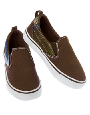 Plaid Slip-On Sneaker