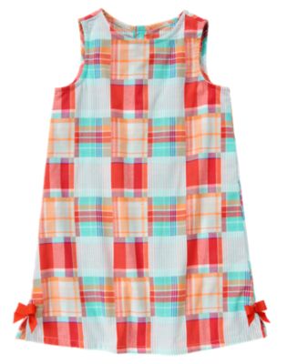 Plaid Patchwork Dress