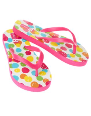 Watercolor Dot Flip Flop