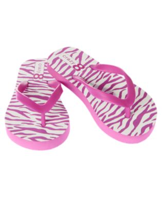 Zebra Flip Flop