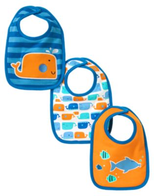 Whale Bib 3-Pack